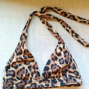 Leapord swim halter